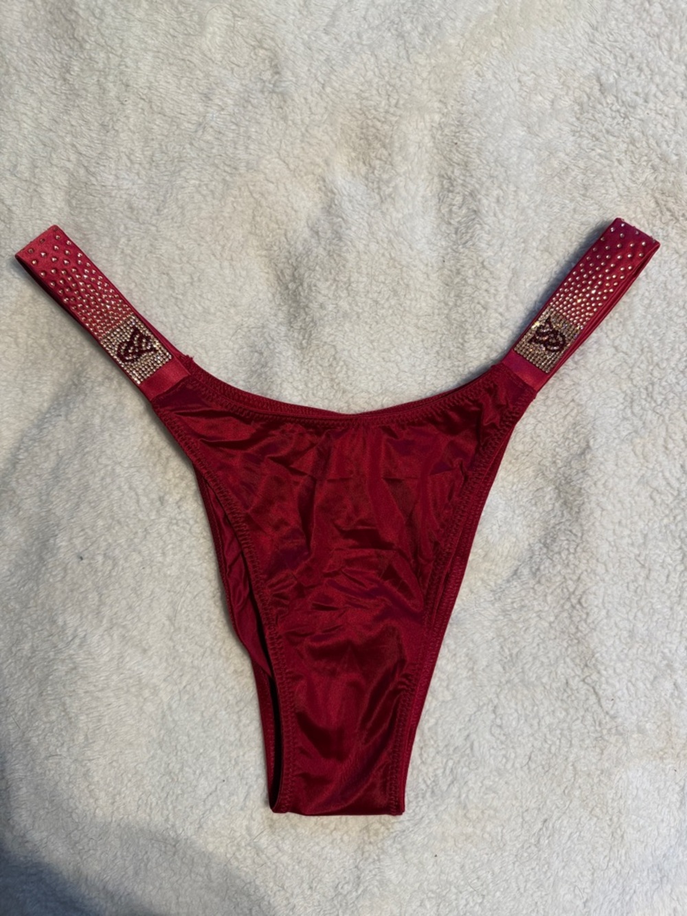 NWT Victorias Secret Shine Strap Scattered Shine Brazilian